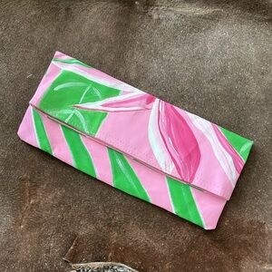 Unframed Art Bags Palm Beach Clutch Bird of Paradise Lily Bag